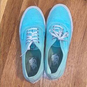 Vans ombré green sneakers size 7